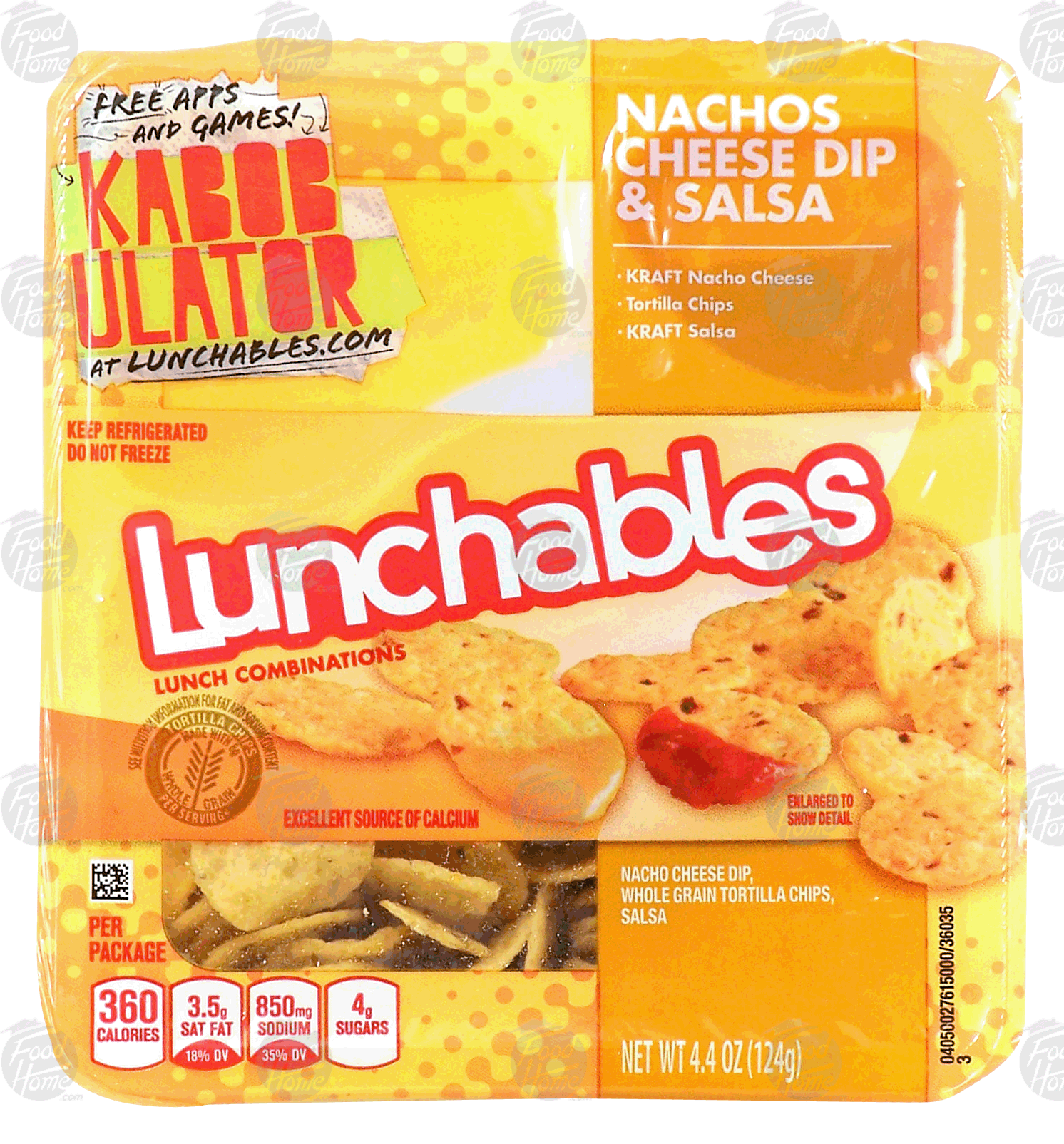 Oscar Mayer Lunchables nachos; cheese dip & salsa Full-Size Picture